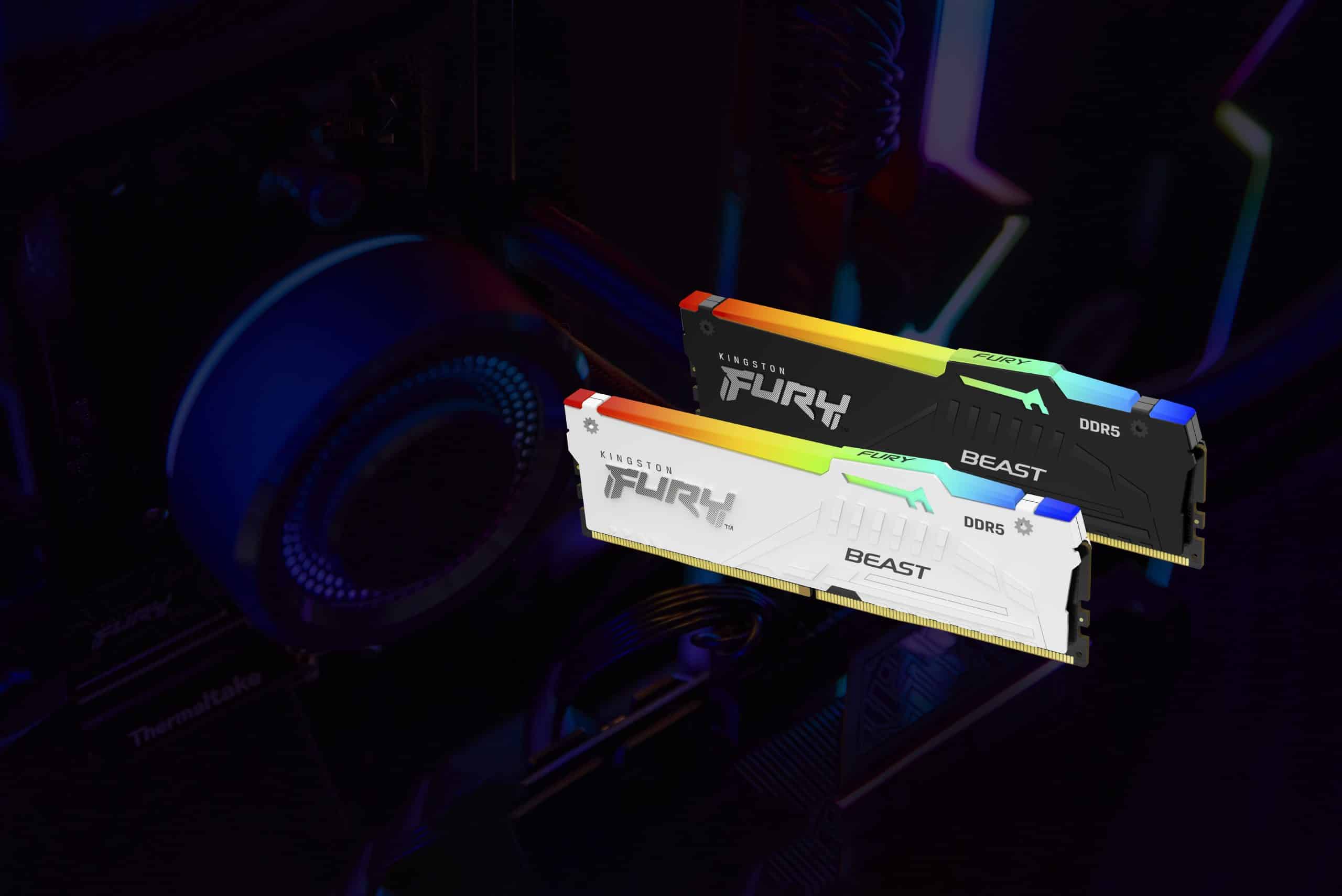 Kingston Technology FURY Beast 32GB 6000MT/s DDR5 CL36 DIMM White RGB EXPO - Afbeelding 5
